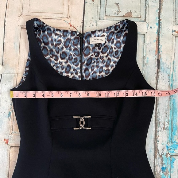 Tahari black tank top dress - Picture 4 of 4